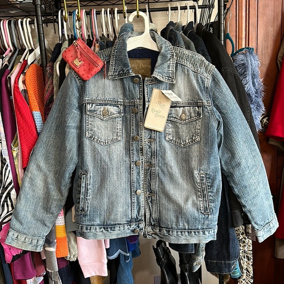 Rustic Denim Warm lined Jacket size Medium - Picture 1 of 14